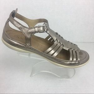 Ecco Poshmark 65 Metallic Warm Huarache Grey ShoesSandale Flash F1cTKJl